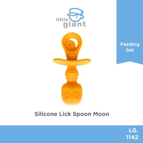Silicone Lick Spoon Moon - Yellow