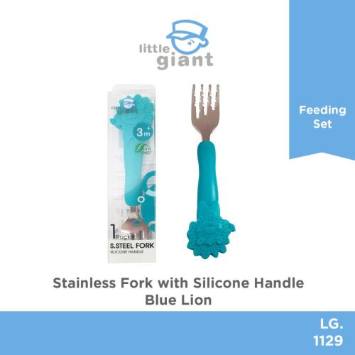 Stainless Steel Fork Blue - Blue Lion