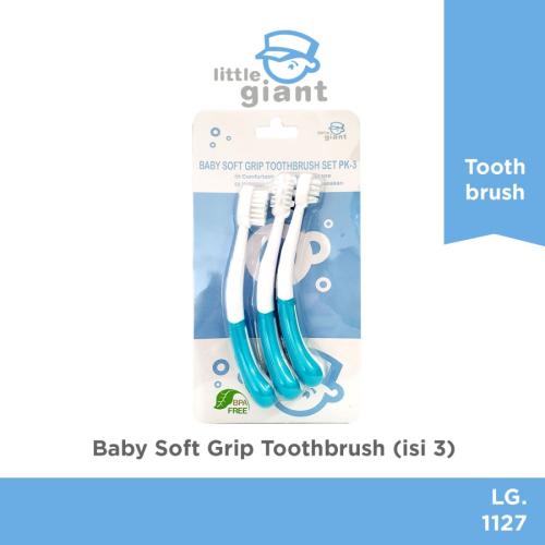 Baby Soft Grip Toothbrush pk. 3