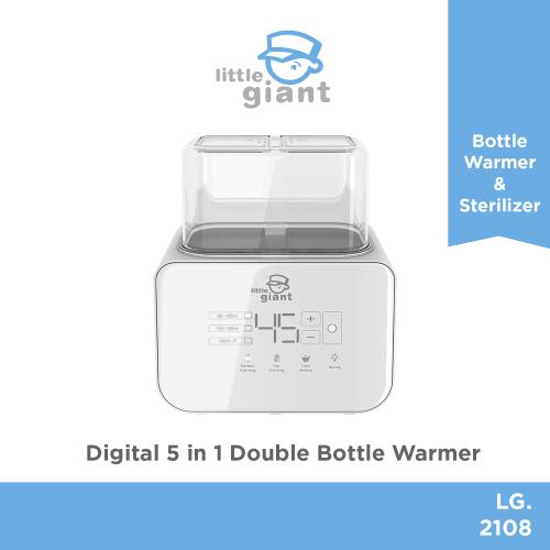 Little Giant Digital 5 in 1 Double Bottle Warmer